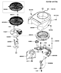Page D Diagram and Parts List for FH601V BS18 Kawasaki Engine