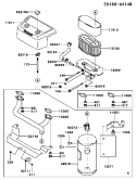 Page A Diagram and Parts List for FH601V CS11 Kawasaki Engine