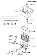 Page A Diagram and Parts List for FH601V CS19 Kawasaki Engine
