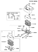 Page A Diagram and Parts List for FH601V DS21 Kawasaki Engine