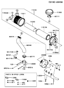 Page A Diagram and Parts List for FH601V DS27 Kawasaki Engine