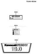 Page H Diagram and Parts List for FH601V ES25 Kawasaki Engine