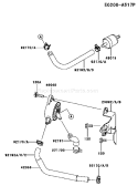 Page G Diagram and Parts List for FH601V FS01 Kawasaki Engine
