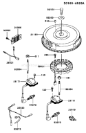 Page F Diagram and Parts List for FH601V GS06 Kawasaki Engine