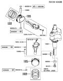 Page J Diagram and Parts List for FH601V FS09 Kawasaki Engine