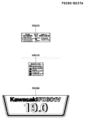Page H Diagram and Parts List for FH601V HS06 Kawasaki Engine