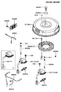 Page F Diagram and Parts List for FH601V JS11 Kawasaki Engine