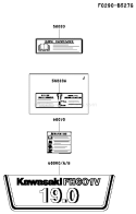 Page H Diagram and Parts List for FH601V JS06 Kawasaki Engine