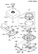 Part Location Diagram of 16060-7002 Kawasaki Pipe-Intake