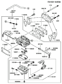Page B Diagram and Parts List for FH641D AS01 Kawasaki Engine
