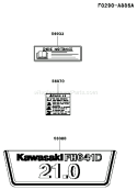 Page H Diagram and Parts List for FH641D AS01 Kawasaki Engine