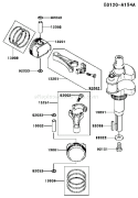 Page J Diagram and Parts List for FH641V AS04 Kawasaki Engine
