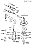 Page L Diagram and Parts List for FH601V AS07 Kawasaki Engine