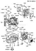 Page E Diagram and Parts List for FH601V AS07 Kawasaki Engine