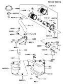 Page A Diagram and Parts List for FH641V AS17 Kawasaki Engine