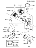 Page A Diagram and Parts List for FH641V AS21 Kawasaki Engine