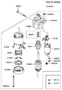 Page K Diagram and Parts List for FH641V AS26 Kawasaki Engine