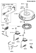 Part Location Diagram of 27010-2154 Kawasaki Switch