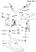 Page G Diagram and Parts List for FH641V AG80 Kawasaki Engine