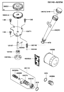 Page I Diagram and Parts List for FH641V AS15 Kawasaki Engine
