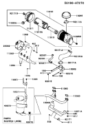 Page A Diagram and Parts List for FH641V BS17 Kawasaki Engine