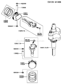 Page J Diagram and Parts List for FH641V AS50 Kawasaki Engine