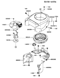Page D Diagram and Parts List for FH641V AS50 Kawasaki Engine