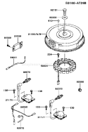 Page F Diagram and Parts List for FH641V AS50 Kawasaki Engine
