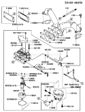 Page B Diagram and Parts List for FH641V BS25 Kawasaki Engine