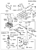 Page B Diagram and Parts List for FH641V CW05 Kawasaki Engine