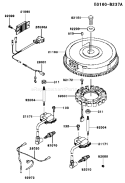 Page F Diagram and Parts List for FH641V CW05 Kawasaki Engine