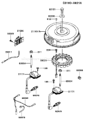 Page F Diagram and Parts List for FH641V DS04 Kawasaki Engine