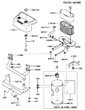Page A Diagram and Parts List for FH641V DS10 Kawasaki Engine