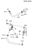 Page G Diagram and Parts List for FH641V DS13 Kawasaki Engine