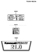 Page H Diagram and Parts List for FH641V AS22 Kawasaki Engine