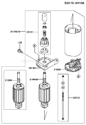 Page K Diagram and Parts List for FH541V AS42 Kawasaki Engine