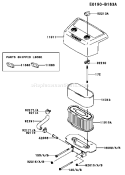 Page A Diagram and Parts List for FH641V CS29 Kawasaki Engine