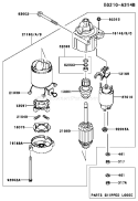 Page K Diagram and Parts List for FH641V ES09 Kawasaki Engine