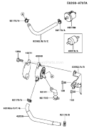 Page G Diagram and Parts List for FH641V ES19 Kawasaki Engine