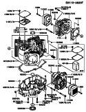 Page E Diagram and Parts List for FH641V FS05 Kawasaki Engine