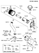 Page A Diagram and Parts List for FH641V FS21 Kawasaki Engine