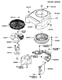 Page D Diagram and Parts List for FH641V ES22 Kawasaki Engine