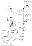 Page G Diagram and Parts List for FH641V ES22 Kawasaki Engine
