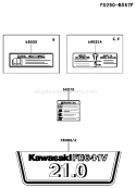 Page H Diagram and Parts List for FH641V ES22 Kawasaki Engine