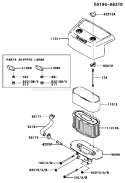 Page A Diagram and Parts List for FH661V CS05 Kawasaki Engine
