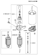 Page K Diagram and Parts List for FH580V AS40 Kawasaki Engine
