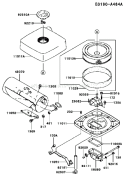 Page A Diagram and Parts List for FH680D AS01 Kawasaki Engine