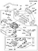 Page B Diagram and Parts List for FH680D AS01 Kawasaki Engine