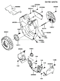 Page D Diagram and Parts List for FH680D AS07 Kawasaki Engine