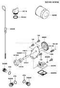 Page I Diagram and Parts List for FH641D AS01 Kawasaki Engine